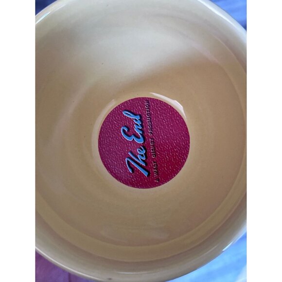 Walt Disney Mickey Mouse Cartoon Coffee Tea Soup Mug Yellow Large Cup 16 oz - Picture 3 of 5